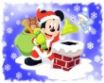 Tapety na plochu - Mickey Mouse Santa