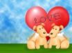 Tapety na plochu - Happy dogs heart