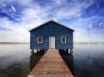 Tapety na plochu - Blue water house