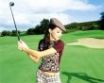Tapety na plochu - Woman playing golf