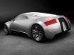 Tapety na plochu - Silver Audi R-Zero