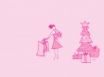 Tapety na plochu - Pink Christmas