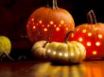 Tapety na plochu - Holes in pumpkins