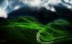 Tapety na plochu - Green contrast hills