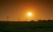 Tapety na plochu - Windmills at sunset